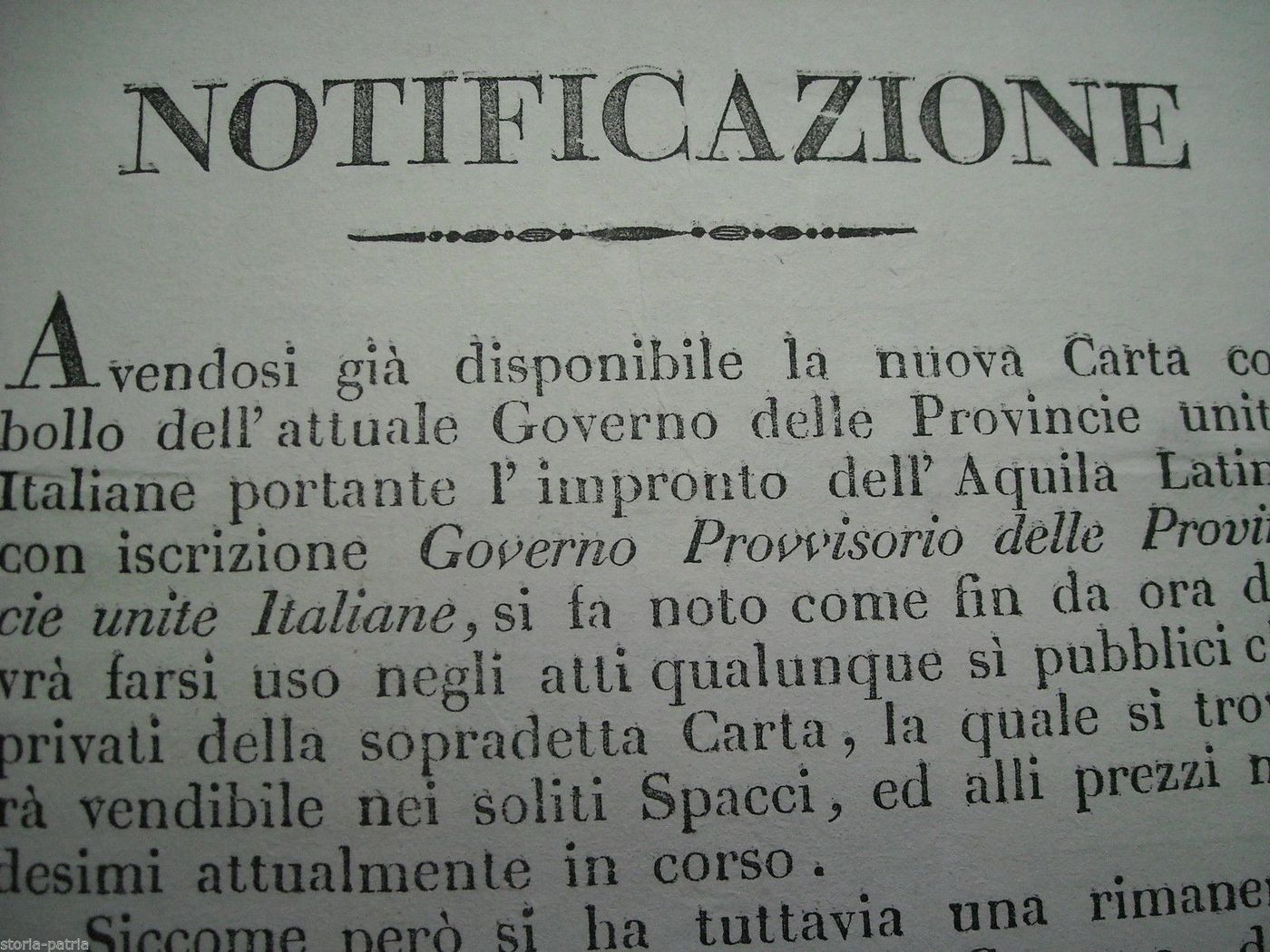 Carta Da Bollo Aquila Latina, Bologna 1831, Ministro Sturani