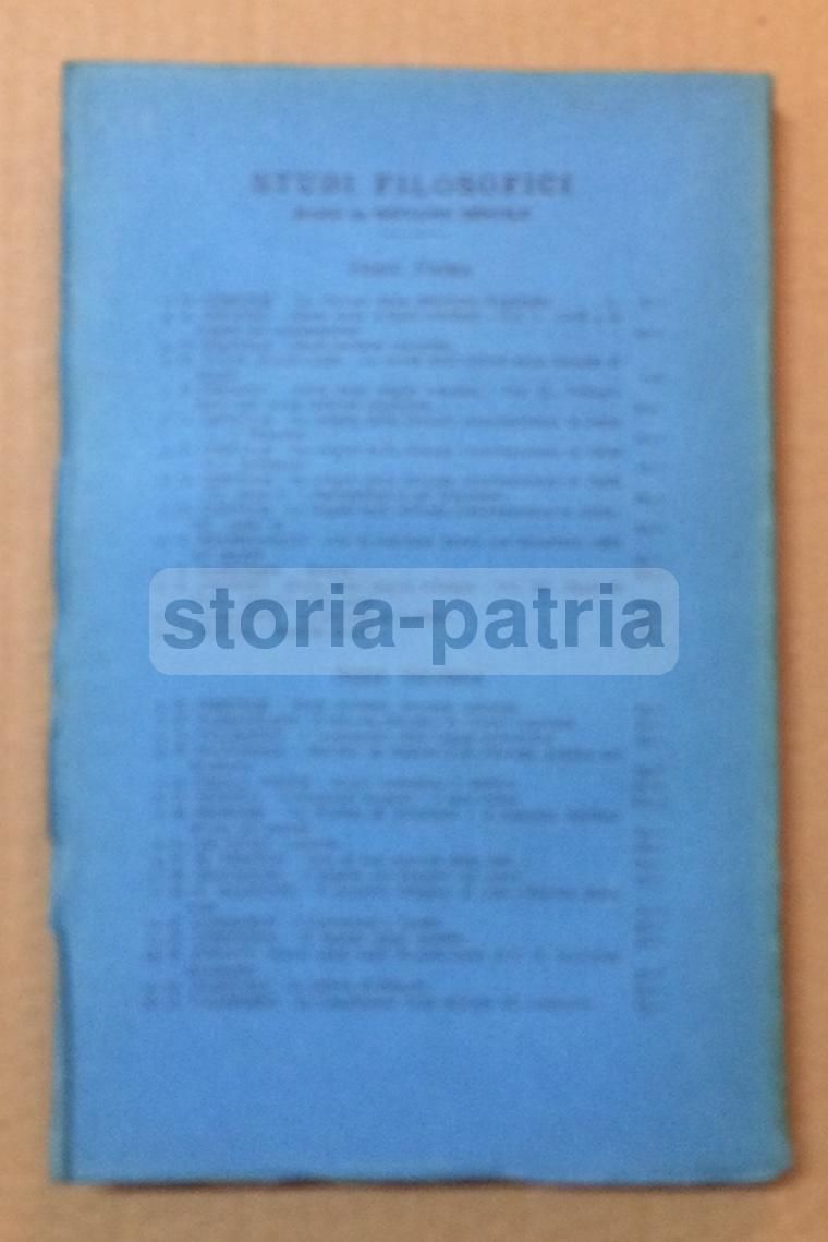 Calogero: La Conclusione Della Filosofia Del Conoscere (1938)