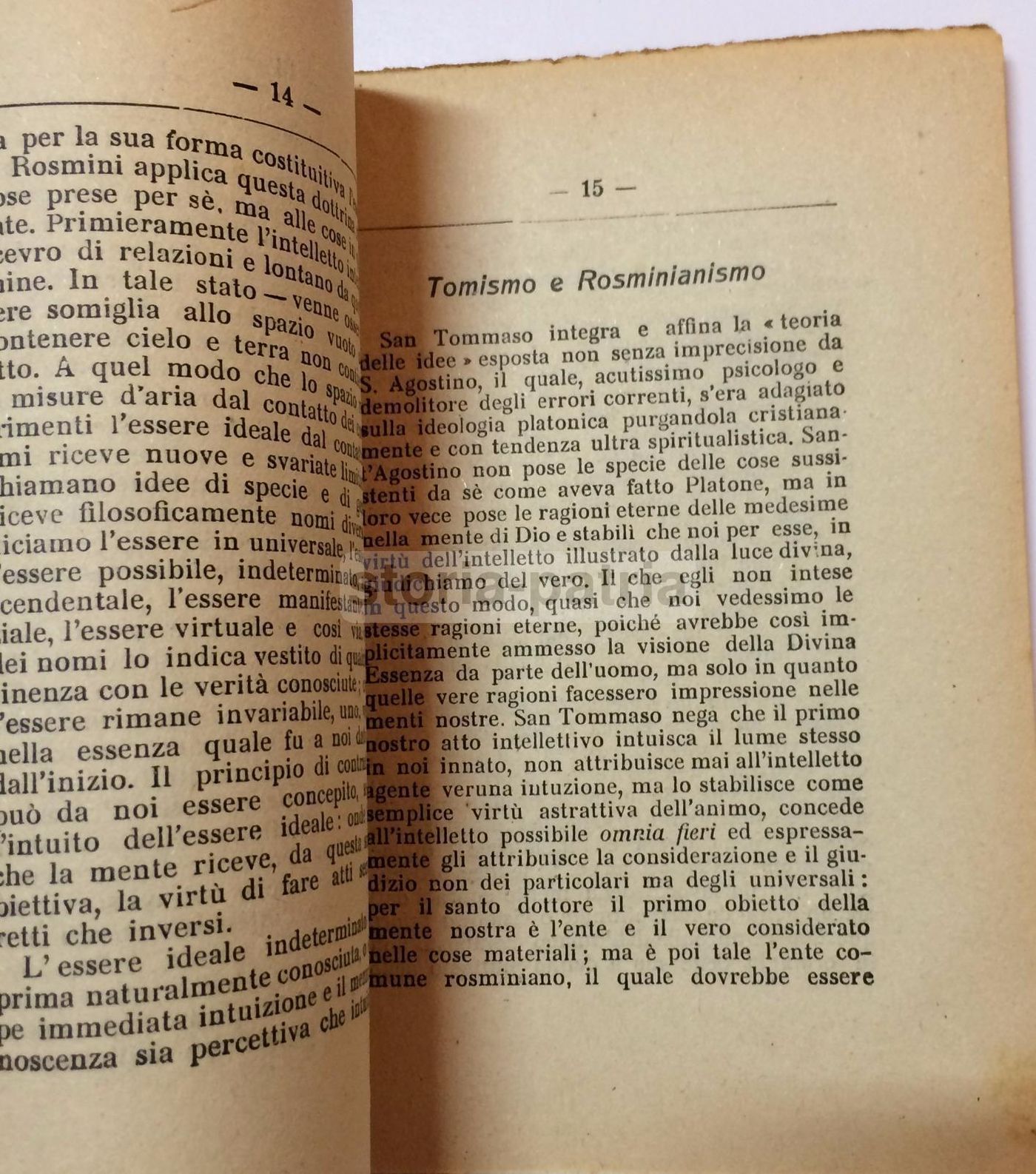 Rosmini. Il Problema Fondamentale. Della Rocca, 1922. Rara Edizione.