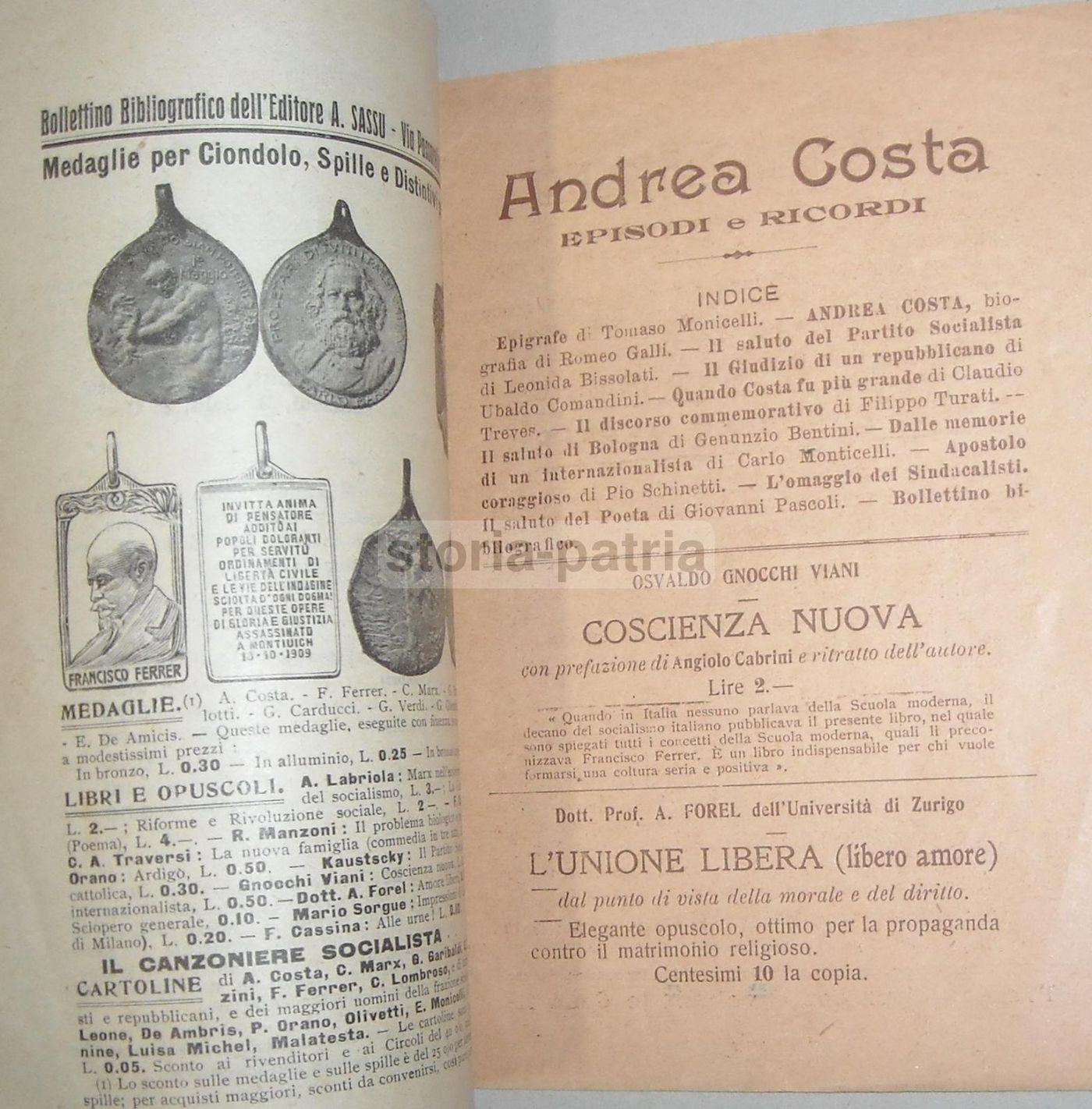 Giordano Bruno: Il Significato Del Suo Martirio, Arturo Labriola 1910