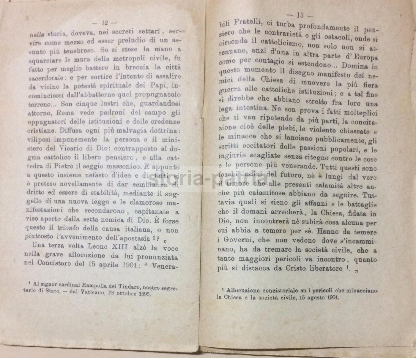 L'Anticristo Di Agostino Lemann, Marietti 1919, Cervognano
