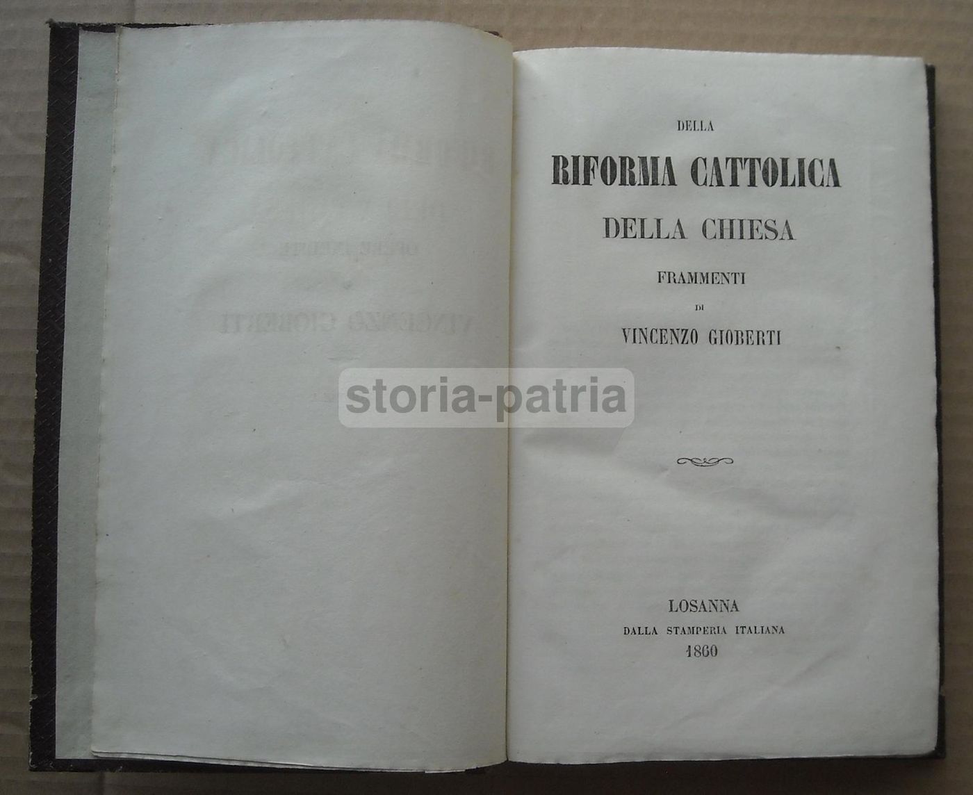 Gioberti: Della Riforma Cattolica Della Chiesa E Della Filosofia Della Rivelazione (1860 1861)