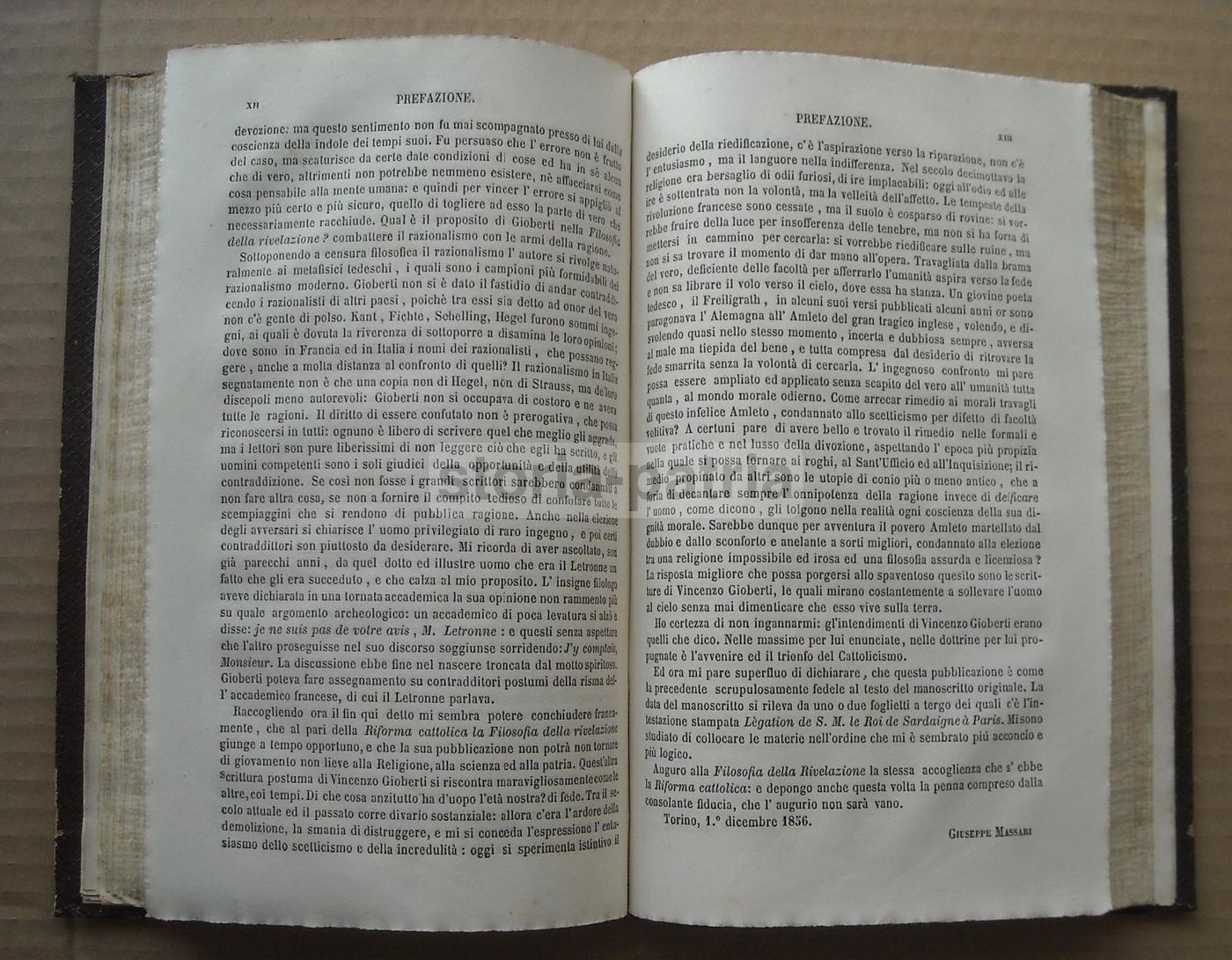 Gioberti: Della Riforma Cattolica Della Chiesa E Della Filosofia Della Rivelazione (1860 1861)