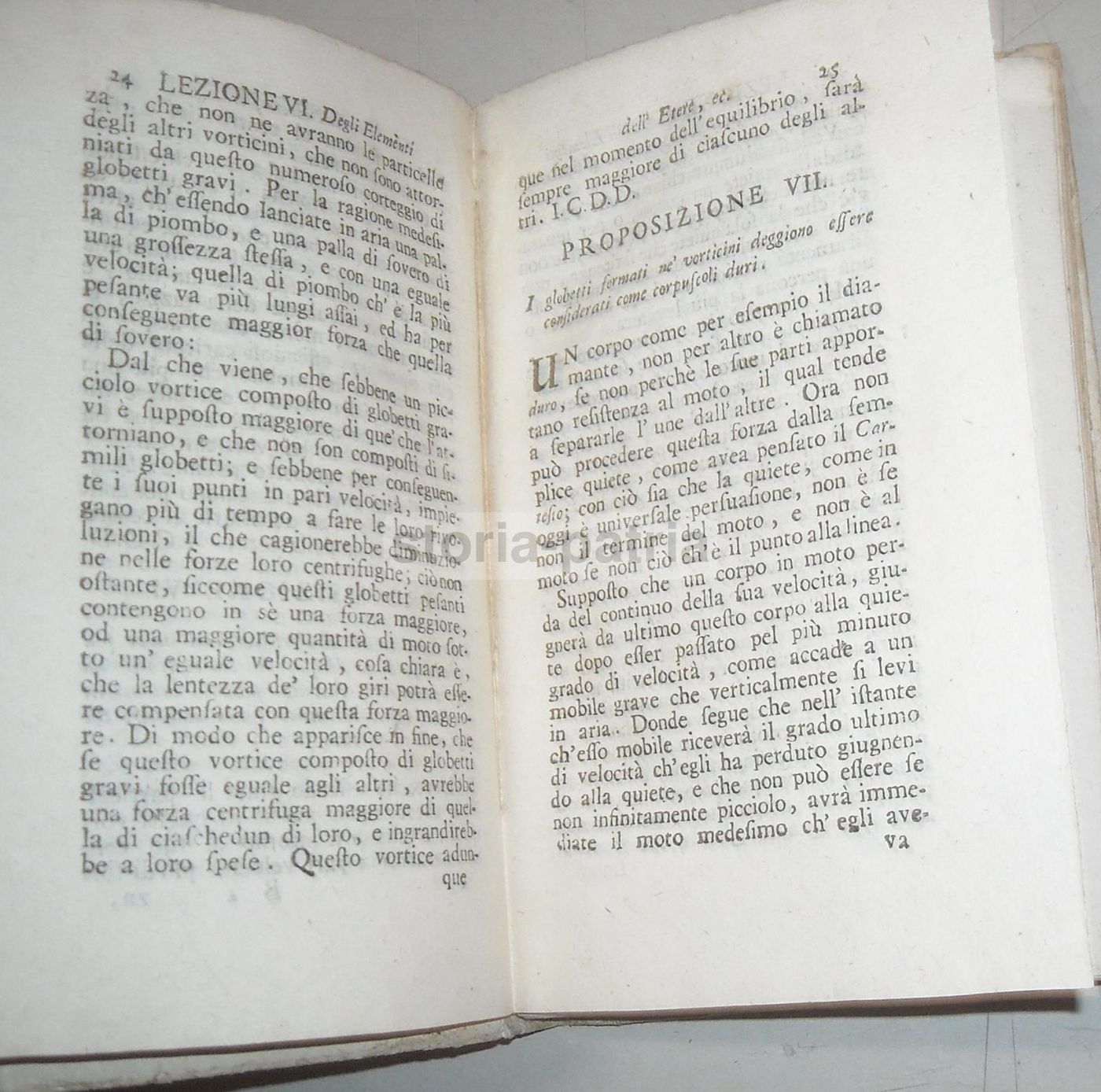 Lezioni Di Fisica, 1743. Giuseppe Privato De Molieres. Venezia, Storti.
