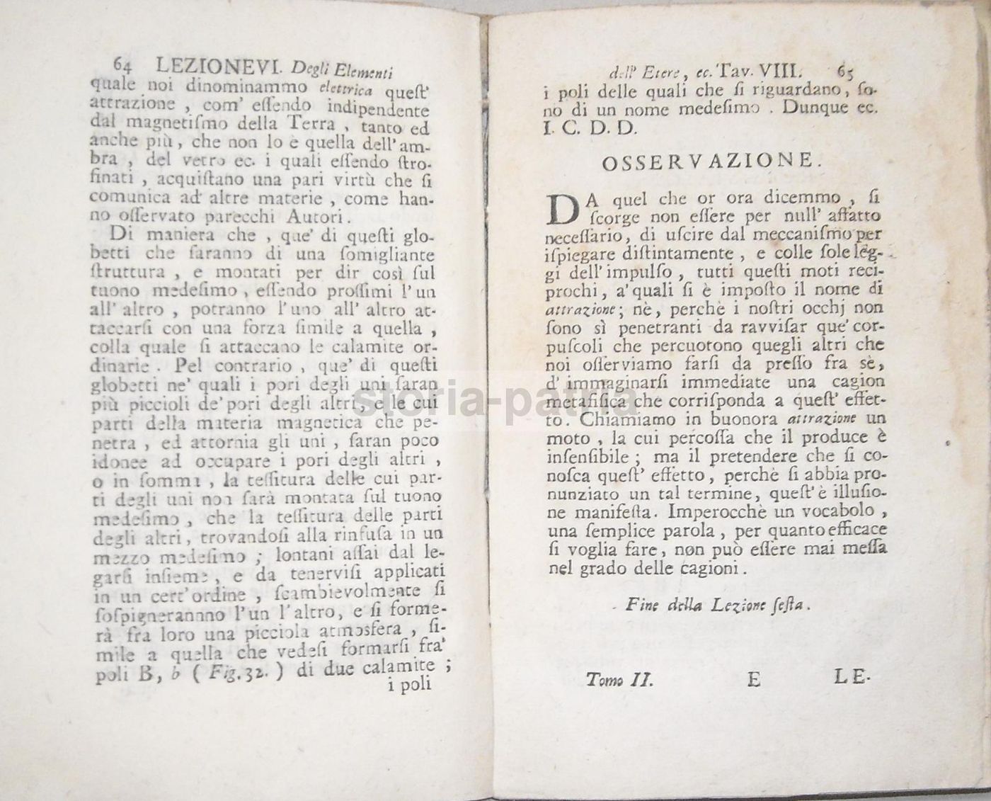 Lezioni Di Fisica, 1743. Giuseppe Privato De Molieres. Venezia, Storti.