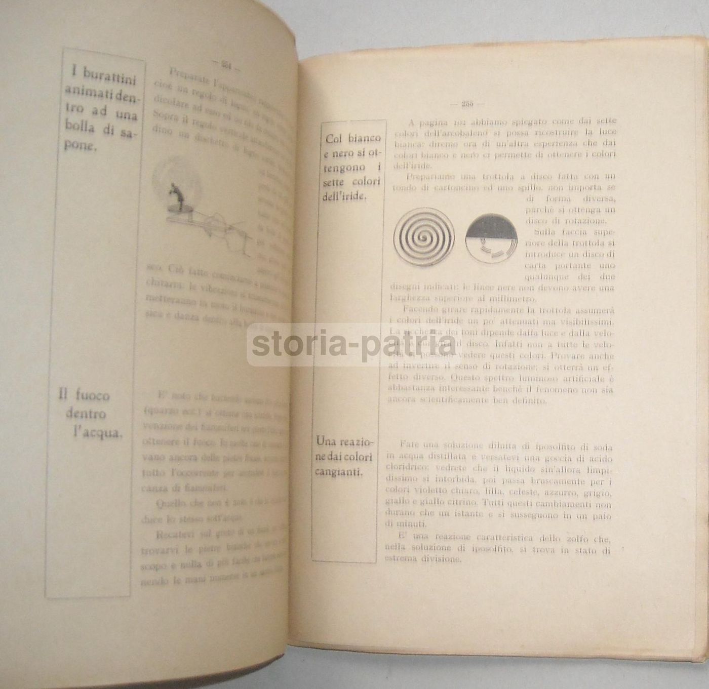 310 Esperimenti Del Prof. Porretti: Fisica, Chimica, Magnetismo (1925)
