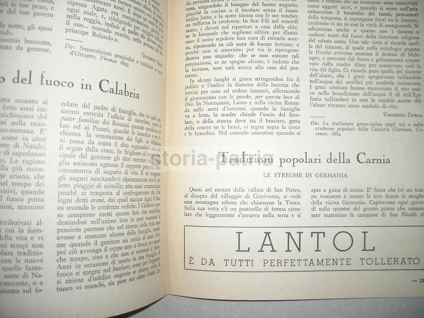 Tradizioni Popolari Italiane Giuseppe Cocchiara Maestretti 1940