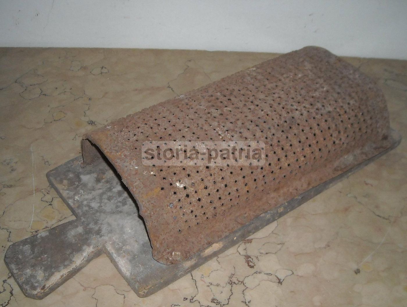 Antico Attrezzo Agricolo In Ferro E Legno, XIX Secolo, Artigianato Popolare