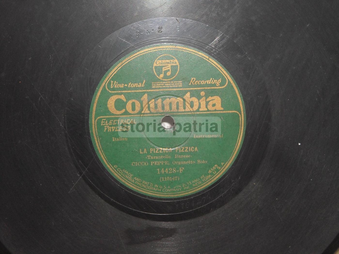 Disco Columbia: Tarantella Barese, Pizzica Pizzica, Cicco Peppe, Anni '20