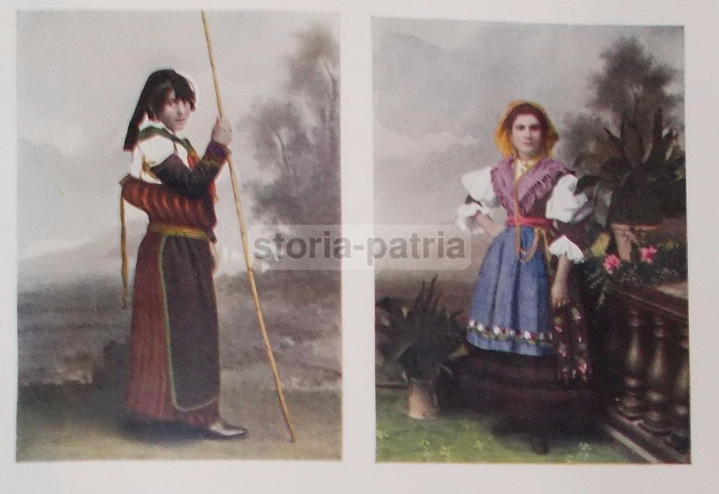 Costumi Popolari Molisani, Antica Stampa d'Epoca