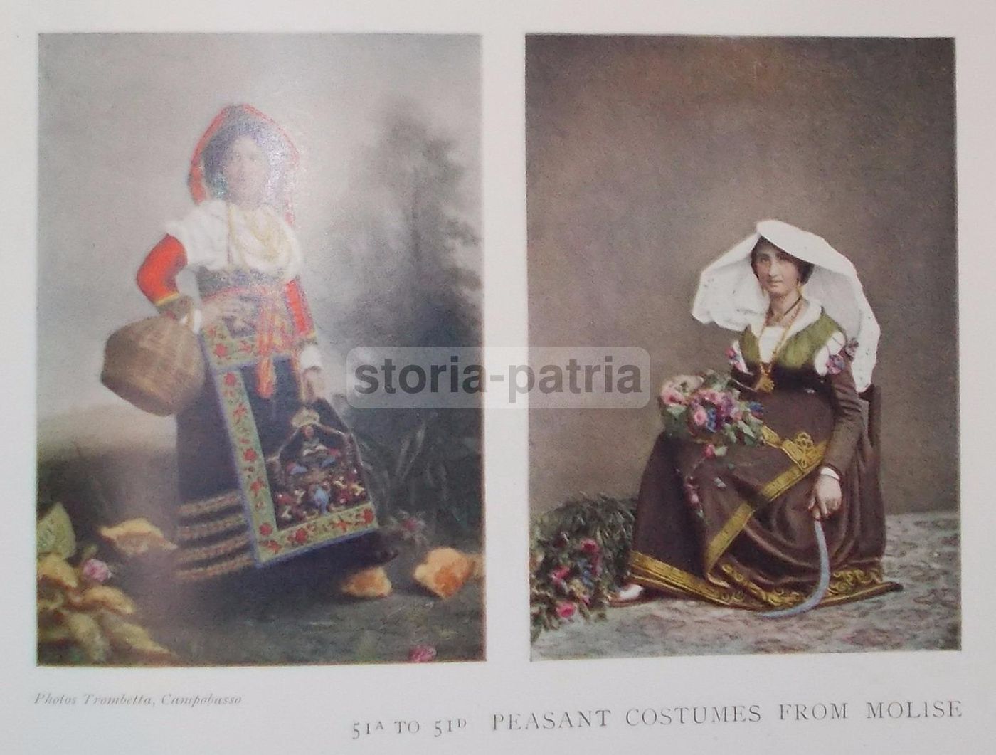 Costumi Popolari Molisani, Antica Stampa d'Epoca
