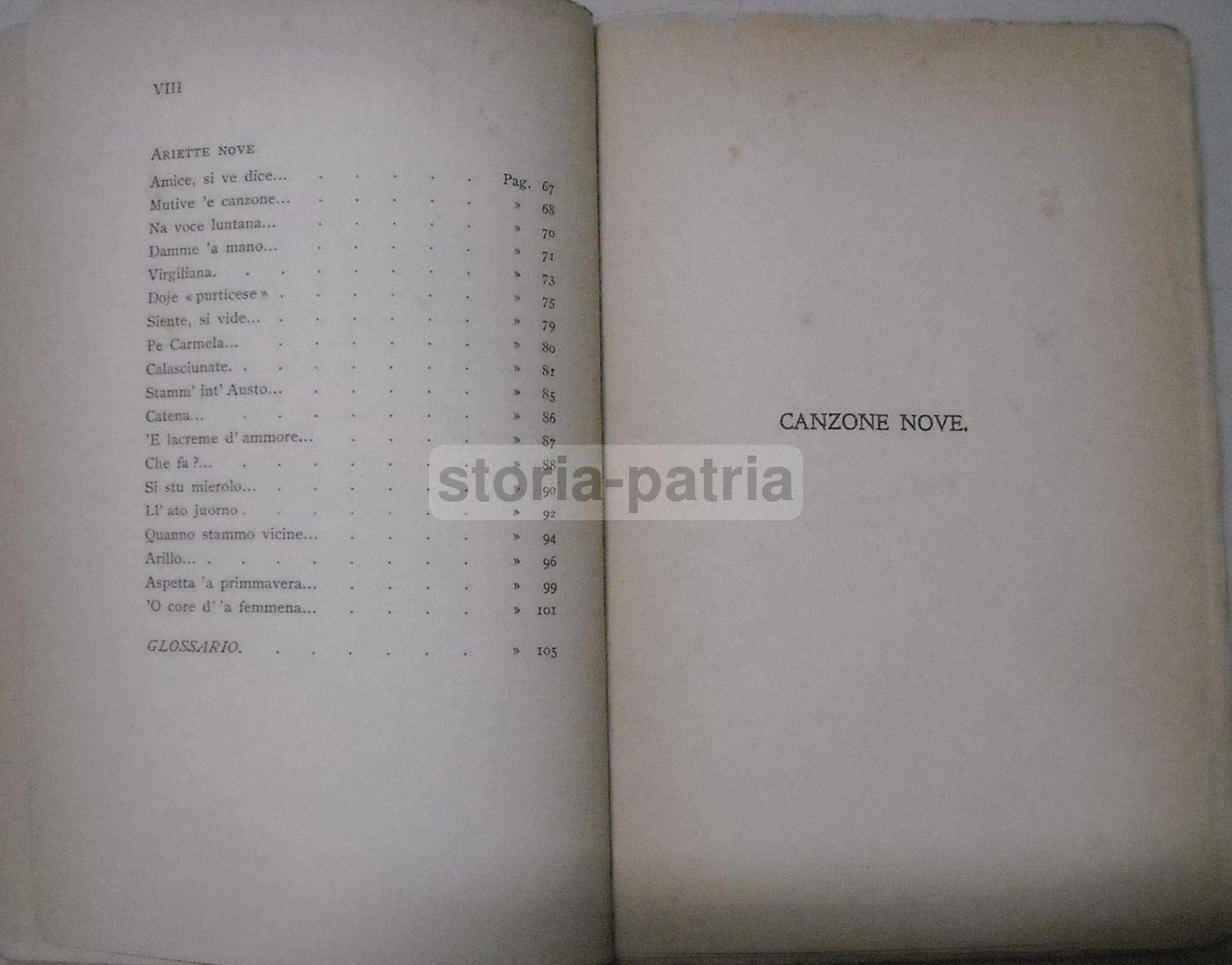 Canzone E Ariette Nove Di Salvatore Di Giacomo 1916 Ricciardi