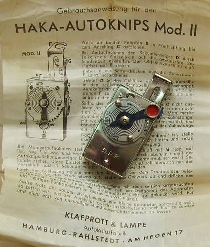Haka Autoknips Mod. II Accessorio Fotografico Vintage Anni '50