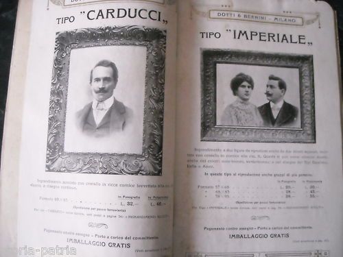 Catalogo Dotti & Bernini Milano 1900 Fotografie E Cornici d'Epoca