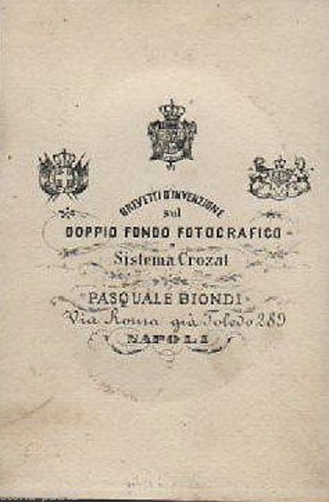 Fotografia Biondi Sistema Crozat Napoli Fine 800 Famiglia Pellicciari