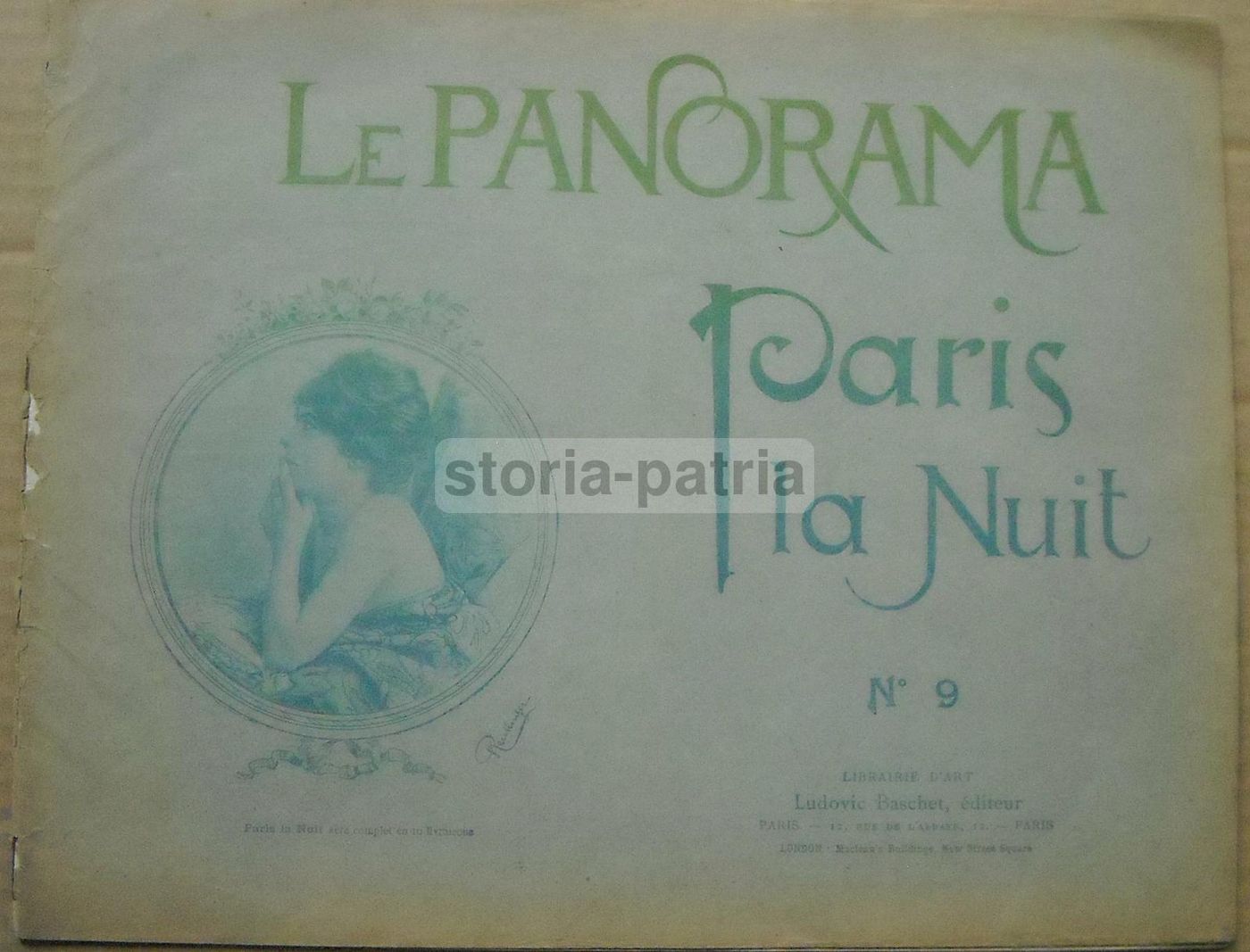 Le Panorama Paris La Nuit N. 9: Foto Nadar, Belle Époque, Francia 1900