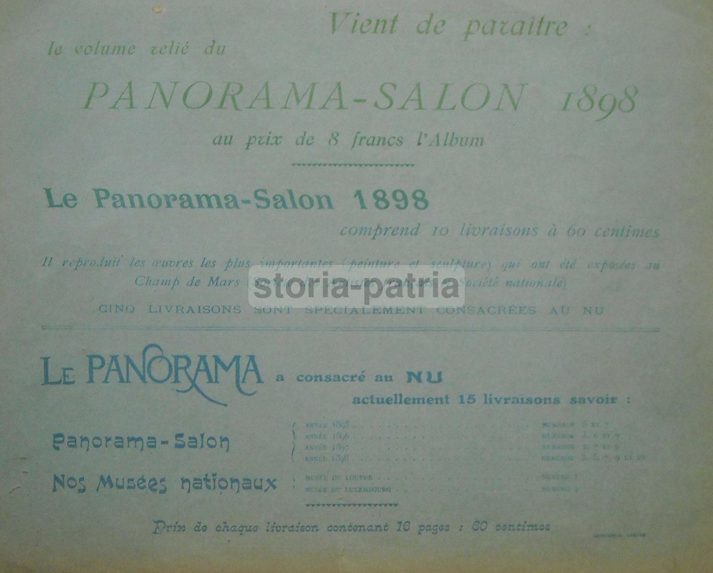 Le Panorama Paris La Nuit N. 9: Foto Nadar, Belle Époque, Francia 1900