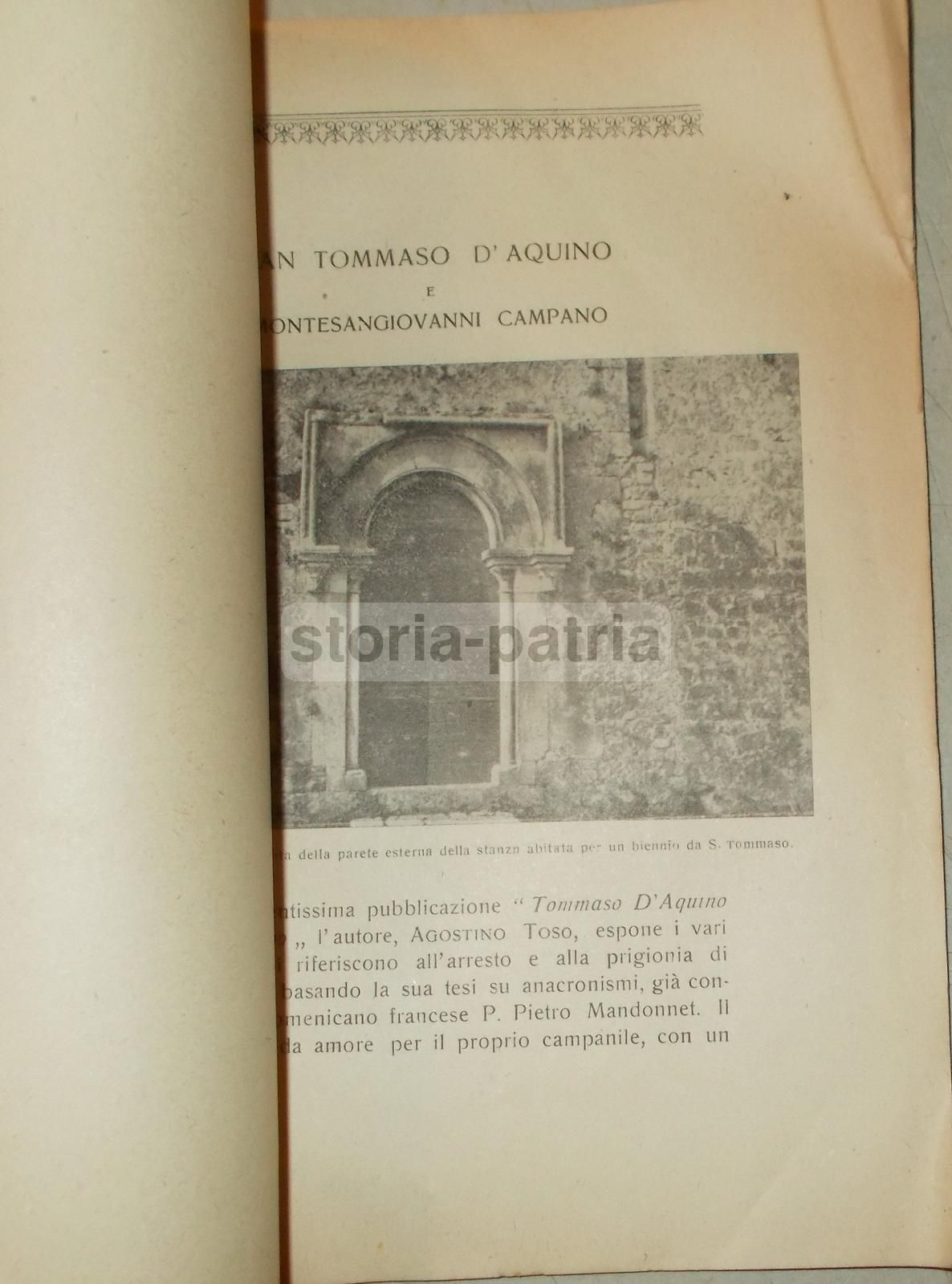 San Tommaso d'Aquino E Montesangiovanni Campano (Tommaso Mancini, 1943)