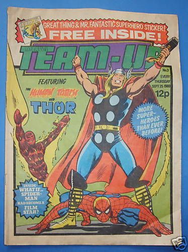 Marvel Team Up 1980: Fumetto Spider Man, Thor, Morbius In Inglese