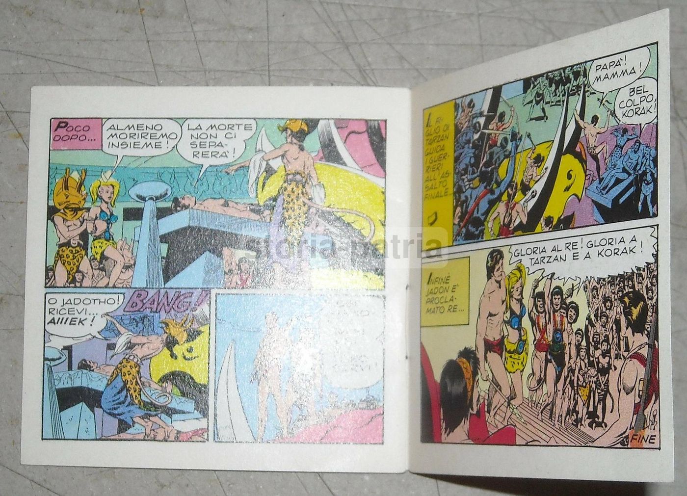 Fumetto Tarzan Aranciata Pelmo 1973 Ross Manning Edizione Promozionale