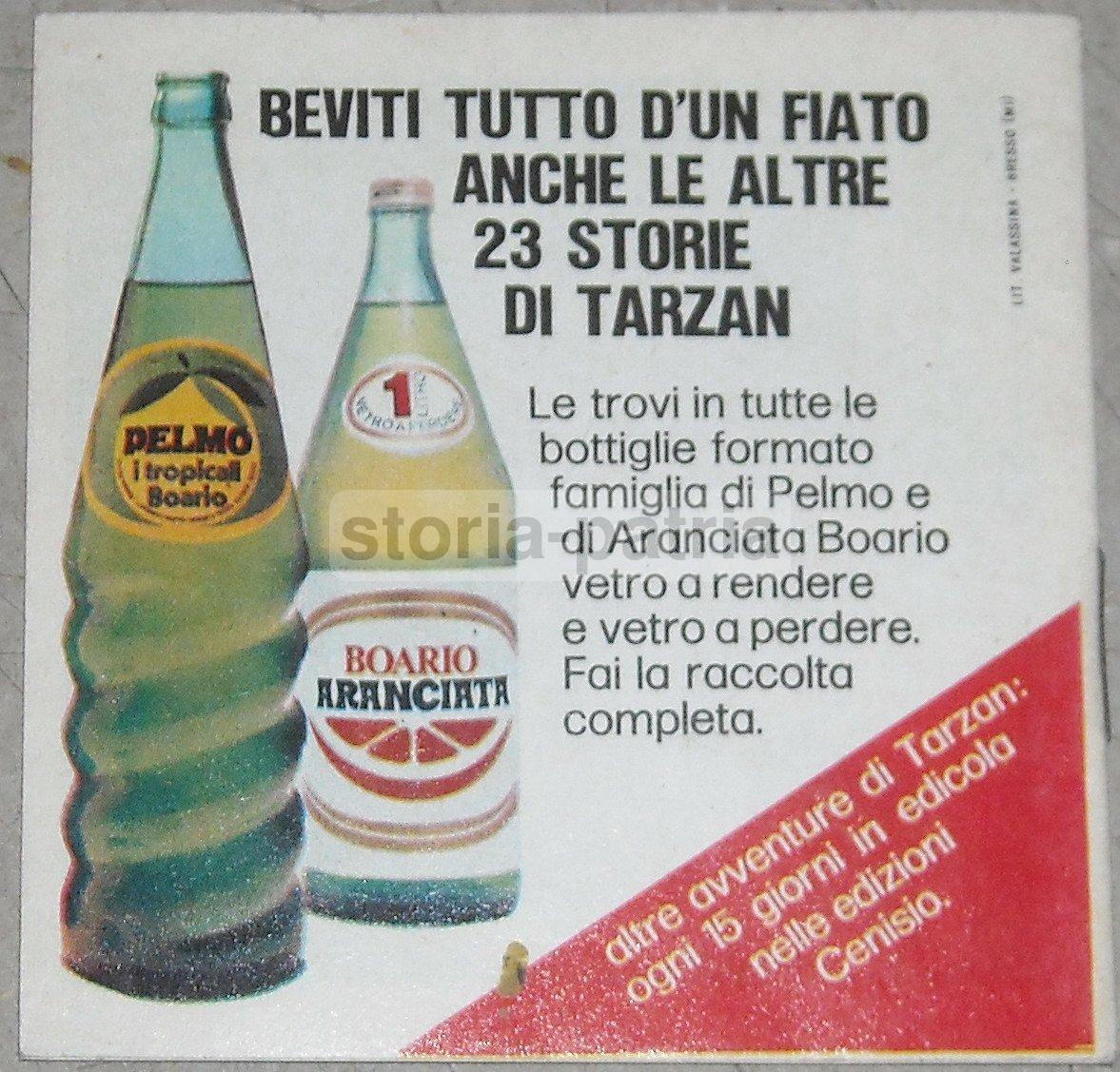 Fumetto Tarzan Aranciata Pelmo 1973 Ross Manning Edizione Promozionale