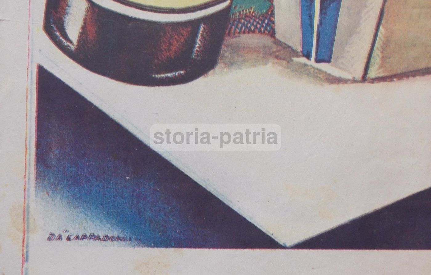 Pubblicità Monopolio Tabacchi Regina Regalia E Fernet Branca 1932
