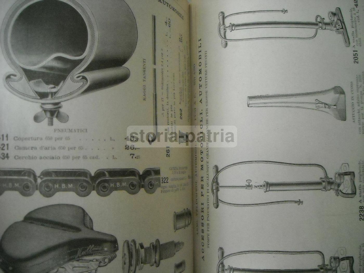 Catalogo Fusi 1900 Armi Caccia Biciclette Motocicli Automobili