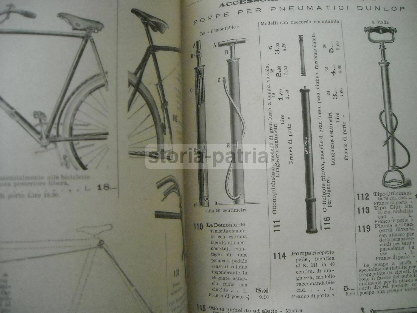 Catalogo Fusi 1900 Armi Caccia Biciclette Motocicli Automobili
