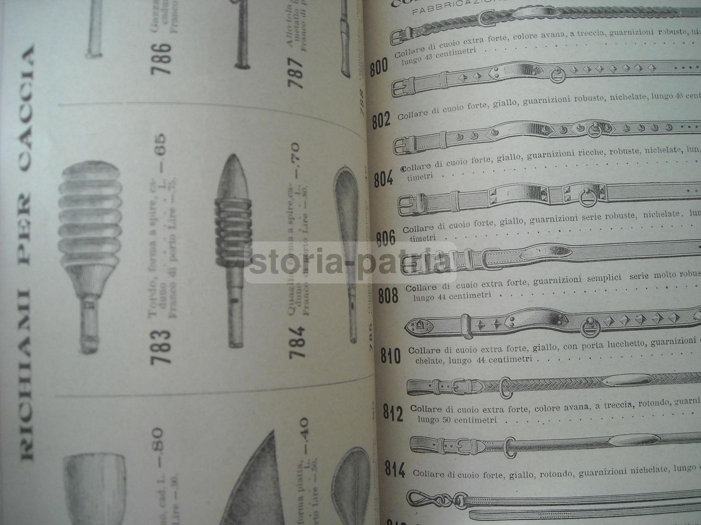 Catalogo Fusi 1900 Armi Caccia Biciclette Motocicli Automobili