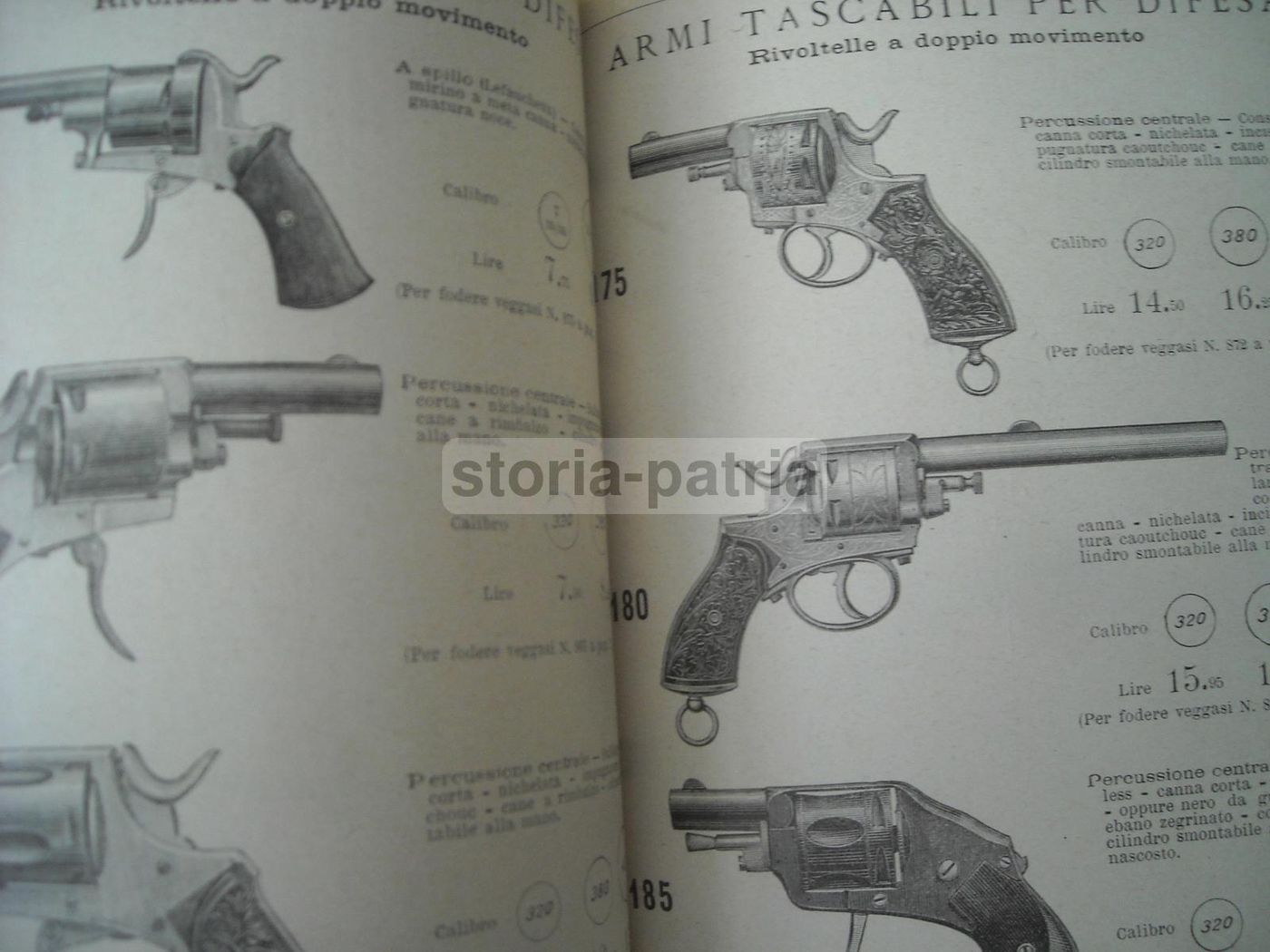 Catalogo Fusi 1900 Armi Caccia Biciclette Motocicli Automobili