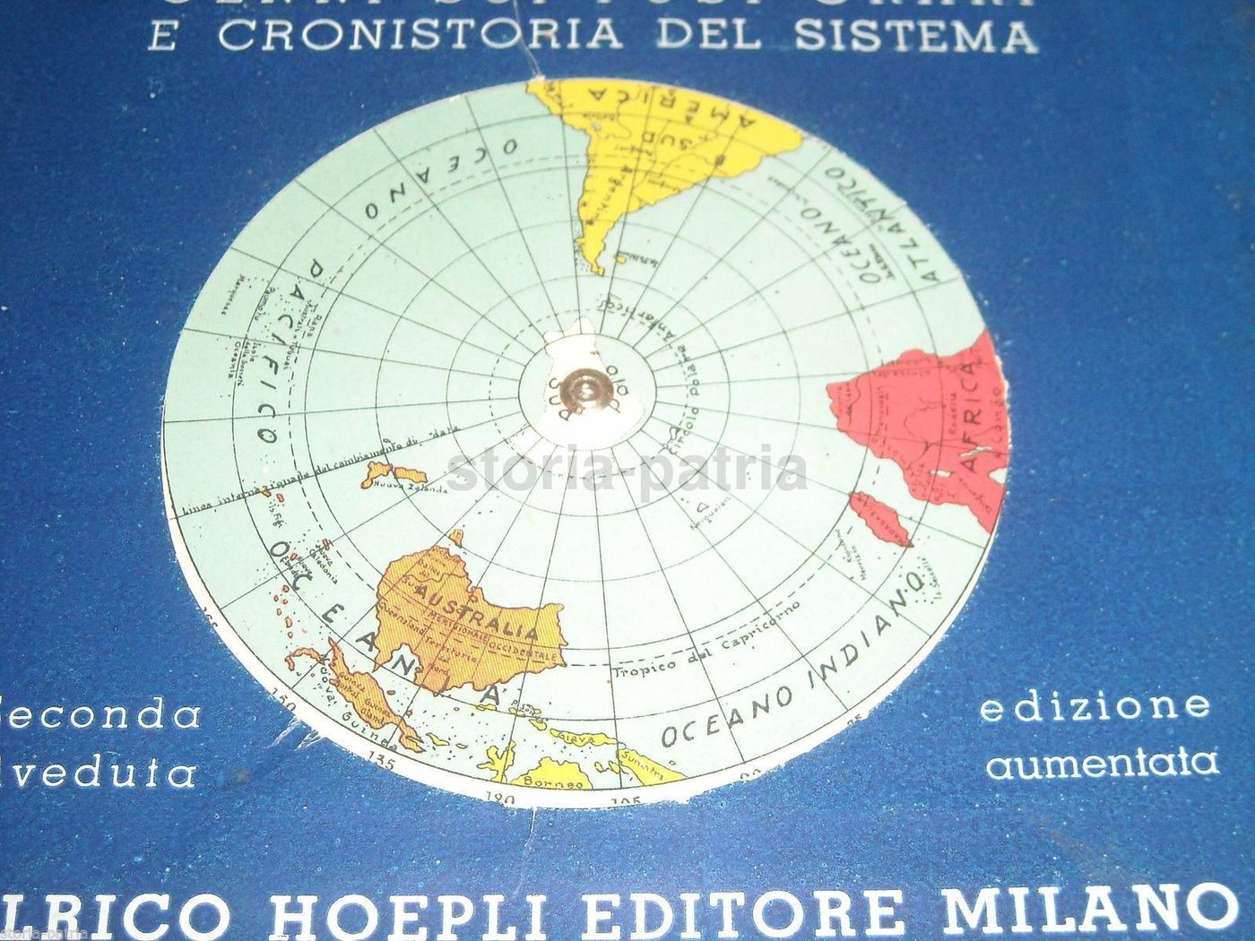 Il Fusorario Di Raffaele d'Ambrosio, Hoepli 1943, Fusi Orari