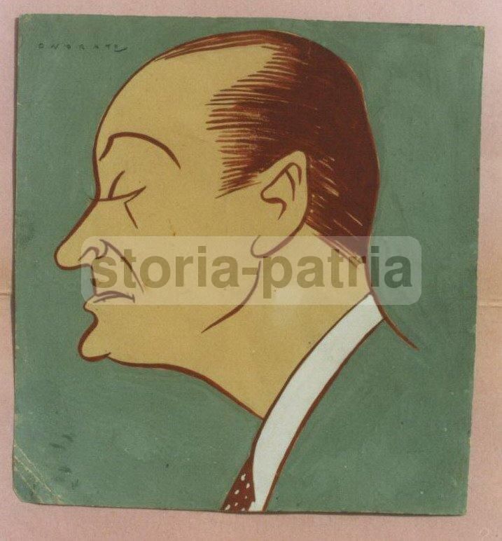 Caricatura Di Carlo Ludovico Bragaglia Di Umberto Onorato (1935 40)