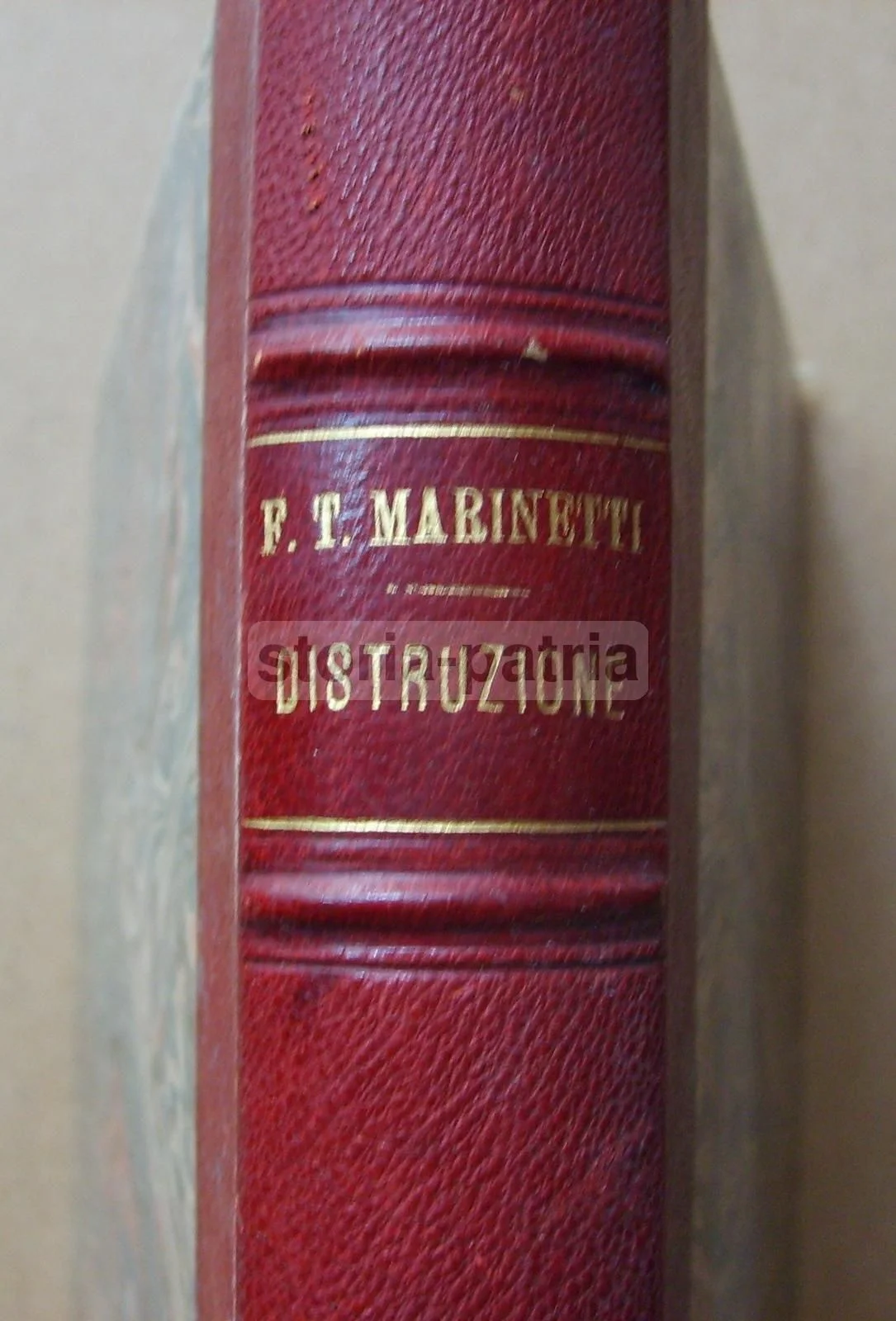 Marinetti, Distruzione (1911): Poema Futurista, Prima Edizione Rara