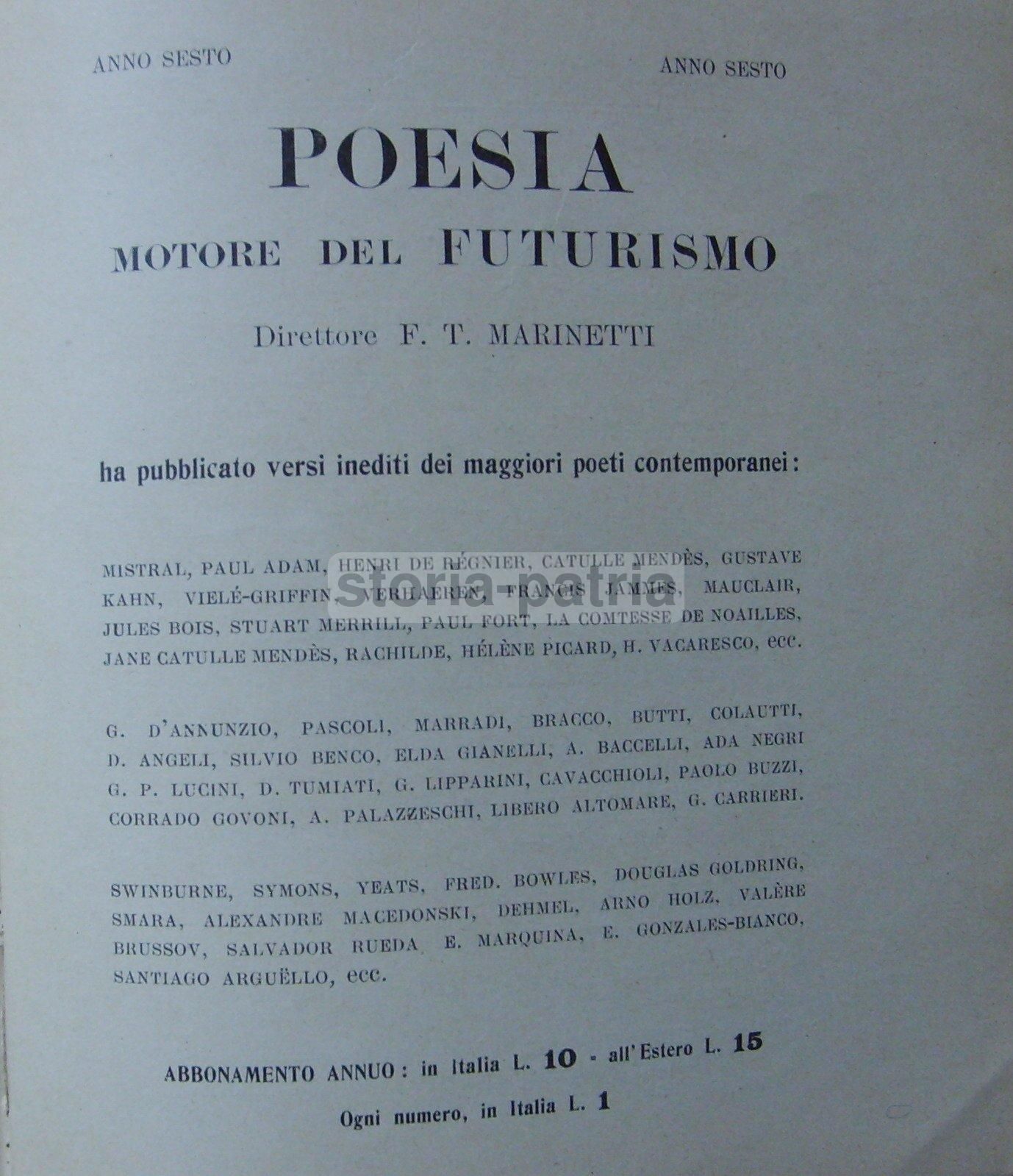 Marinetti, Distruzione (1911): Poema Futurista, Prima Edizione Rara