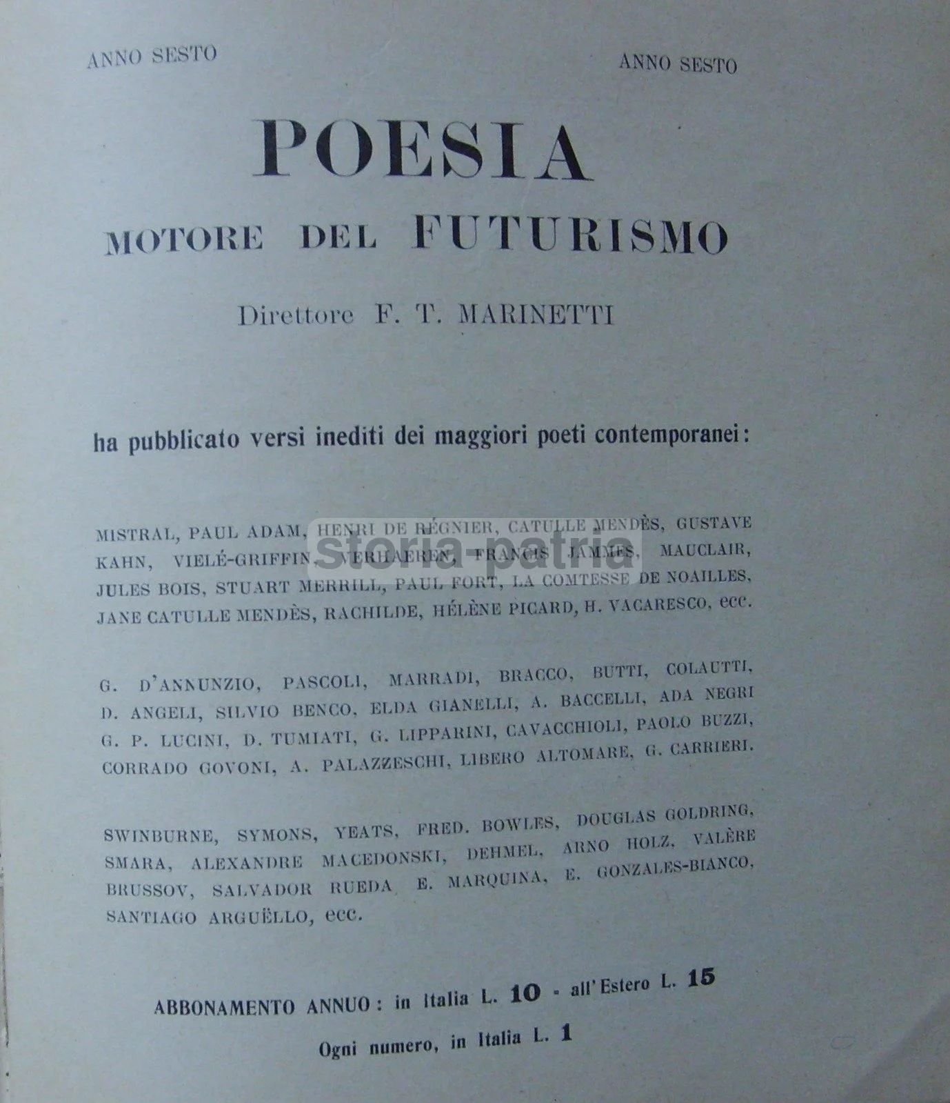 Marinetti, Distruzione (1911): Poema Futurista, Prima Edizione Rara