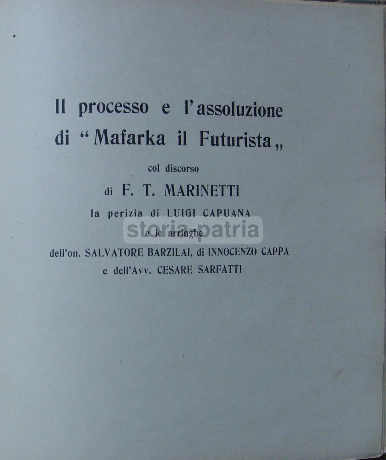 Marinetti, Distruzione (1911): Poema Futurista, Prima Edizione Rara