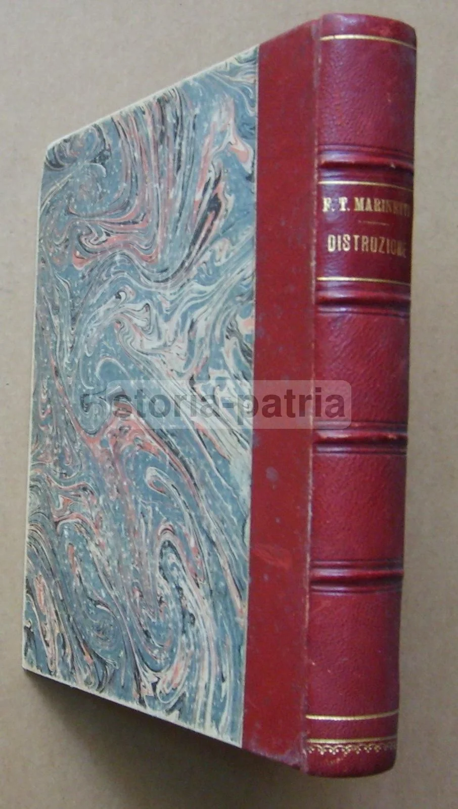 Marinetti, Distruzione (1911): Poema Futurista, Prima Edizione Rara