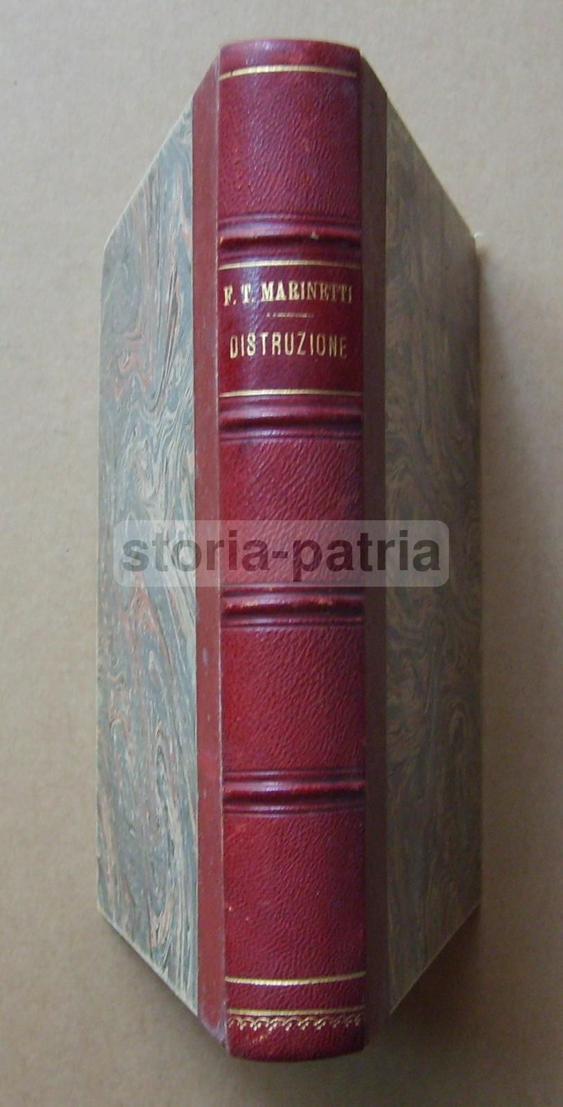 Marinetti, Distruzione (1911): Poema Futurista, Prima Edizione Rara