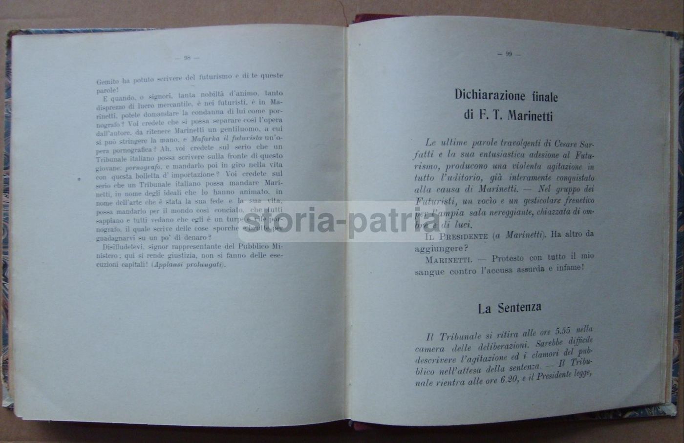 Marinetti, Distruzione (1911): Poema Futurista, Prima Edizione Rara