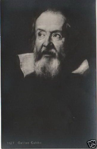 Cartolina Fotografica Antica Galileo Galilei Ballerini & Fratini