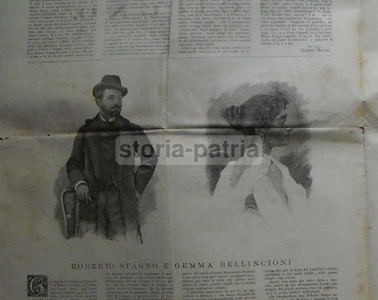 L'Occhialetto (1894) Rivista Artistica E Letteraria Napoletana   Garibaldi, Carducci E Teatro