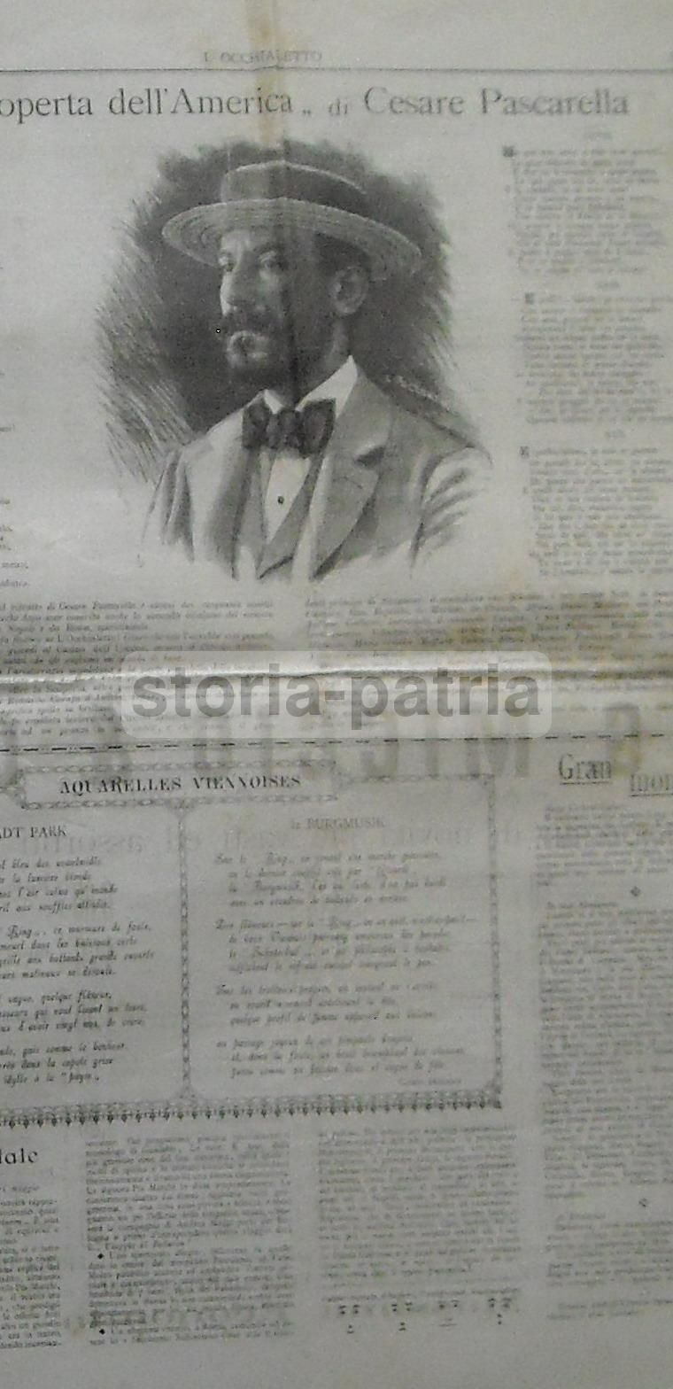 L'Occhialetto (1894) Rivista Artistica E Letteraria Napoletana   Garibaldi, Carducci E Teatro