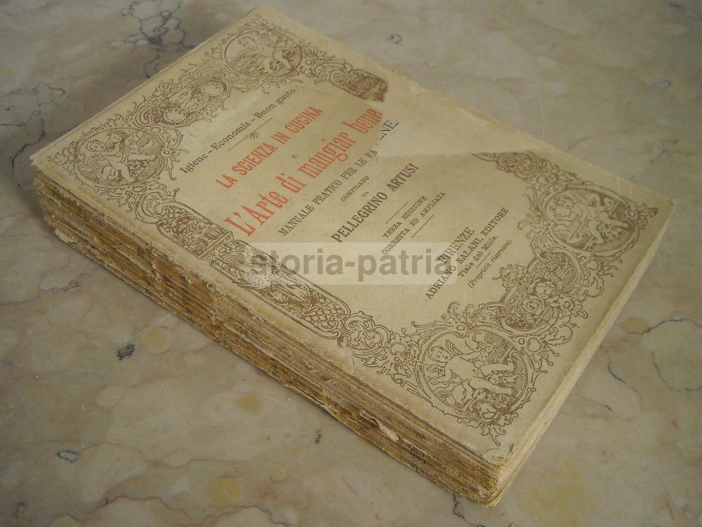 La Scienza In Cucina Artusi 1922 Firenze Salani 599 Ricette