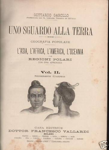 Geografia Popolare Illustrata   Europa, Asia, Oceania   Garollo, Vallardi, 1900