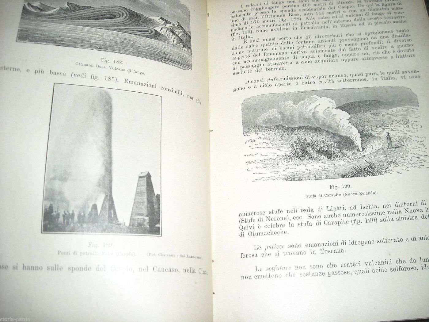 Geografia Fisica E Geologia, S. Squinabol, 1910, Giusti, Livorno