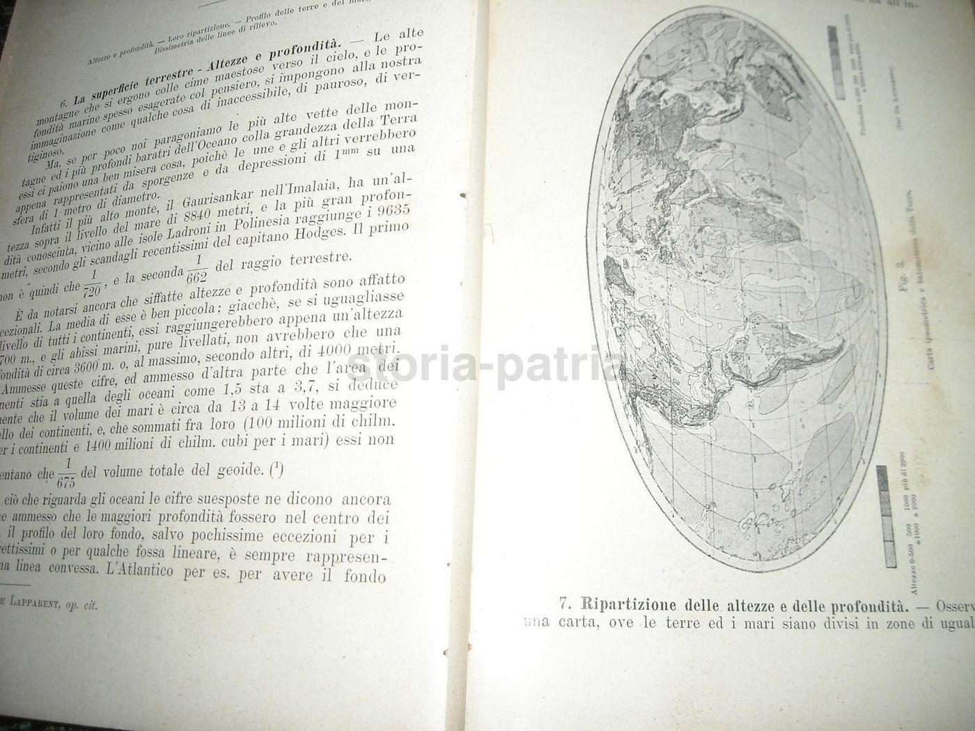 Geografia Fisica E Geologia, S. Squinabol, 1910, Giusti, Livorno