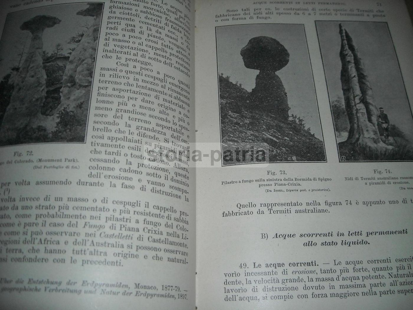 Geografia Fisica E Geologia, S. Squinabol, 1910, Giusti, Livorno