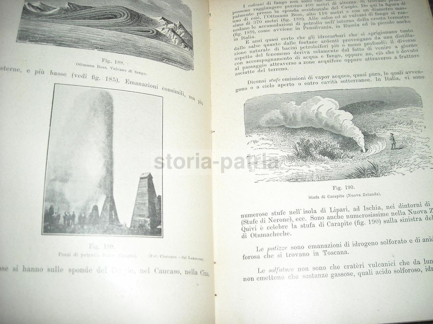 Geografia Fisica E Geologia, S. Squinabol, 1910, Giusti, Livorno