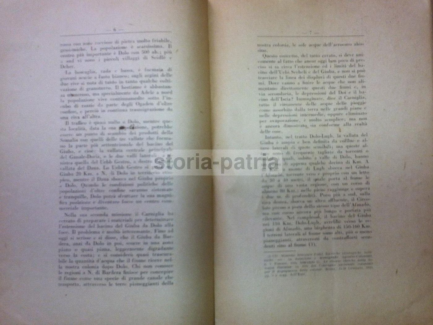 La Vallata Del Giuba Di Piero Gribaudi (Somalia Italiana)
