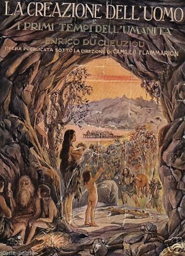 La Creazione Dell'Uomo Di Enrico Du Cleuziou, Sonzogno, Primo '900